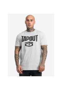TAPOUT - Podstawowa koszulka dla aktywnych Tapout. Kolor: szary, czarny, wielokolorowy. Sport: fitness #1