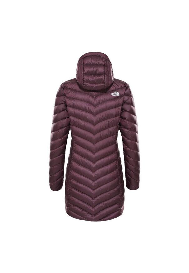 Kurtka turystyczna zimowa damska The North Face W Trevail Parka. Kolor: czerwony, wielokolorowy, brązowy. Sezon: zima