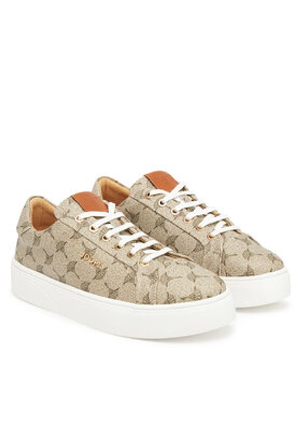 JOOP! Sneakersy Daphne 4140007216 Beżowy. Kolor: beżowy. Materiał: skóra