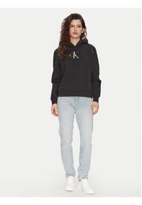 Calvin Klein Jeans Bluza Gradient J20J224721 Czarny Relaxed Fit. Kolor: czarny. Materiał: bawełna, syntetyk. Wzór: gradientowy #5