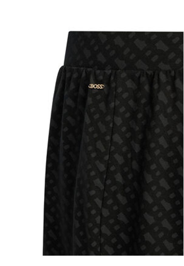 BOSS Szorty piżamowe 50561055 Czarny Regular Fit. Kolor: czarny. Materiał: lyocell