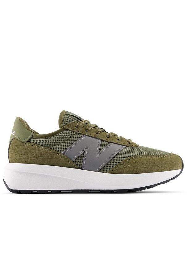 Buty unisex New Balance U3708JX - zielone. Zapięcie: sznurówki. Kolor: zielony. Materiał: zamsz, guma, skóra. Szerokość cholewki: normalna. Sezon: lato