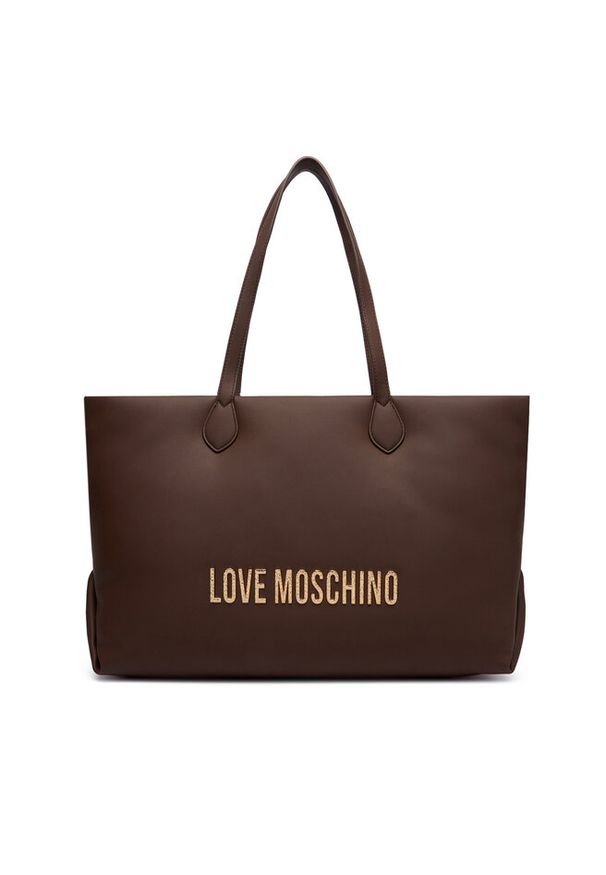 Love Moschino - Torebka LOVE MOSCHINO. Kolor: brązowy