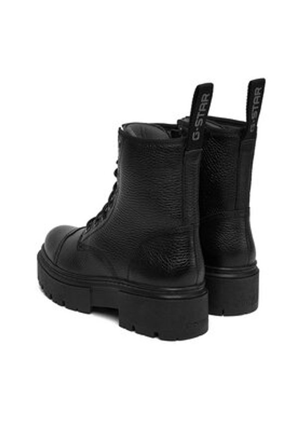 G-Star RAW - G-Star Raw Trzewiki CEO-WB-ADELA-07 Czarny. Kolor: czarny. Materiał: skóra