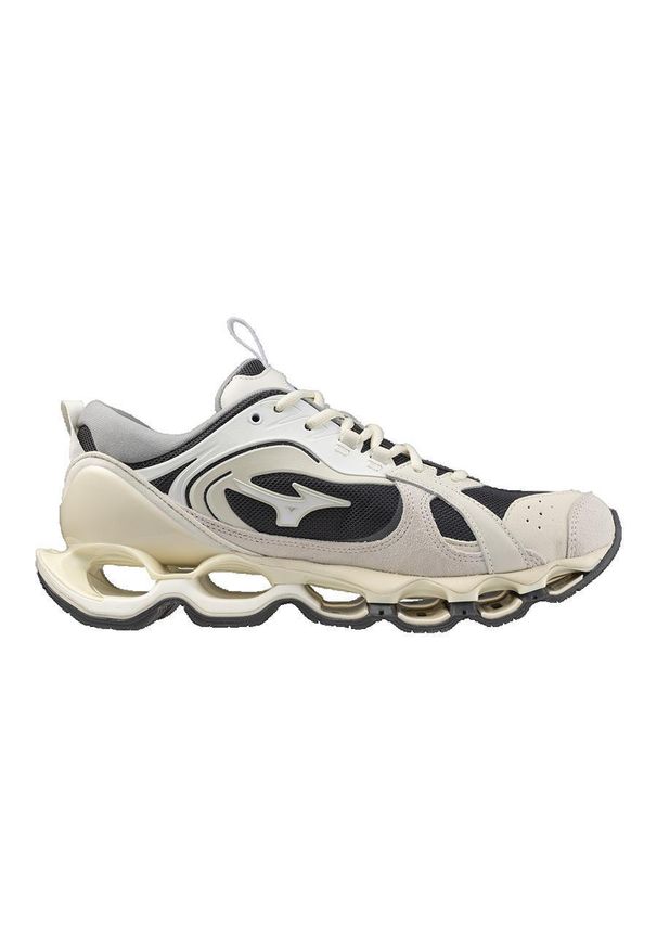 Buty Mizuno Wave Prophecy Βeta 2 dark shadow/white/snow white. Kolor: biały. Model: Mizuno Wave. Sport: bieganie