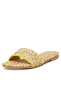 DeeZee Klapki BP6097-5 Beżowy. Kolor: beżowy. Materiał: skóra #4