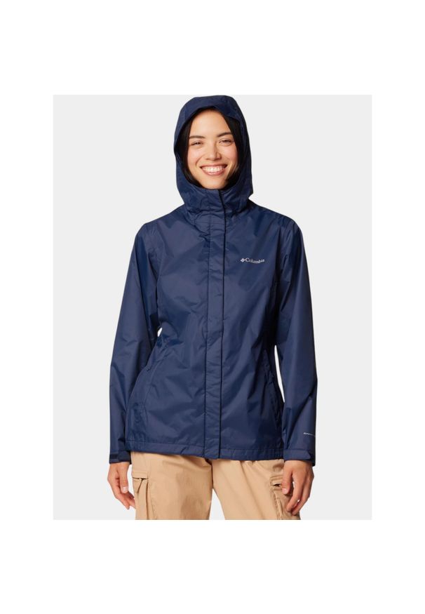 columbia - Płaszcz Przeciwdeszczowy Damski Columbia Arcadia II. Kolor: niebieski. Sport: turystyka piesza