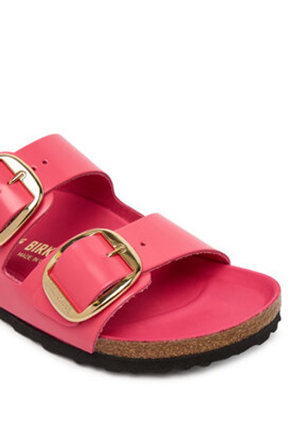 Birkenstock Klapki Arizona Big Buckle Hex 1031856 Różowy. Kolor: różowy. Materiał: skóra