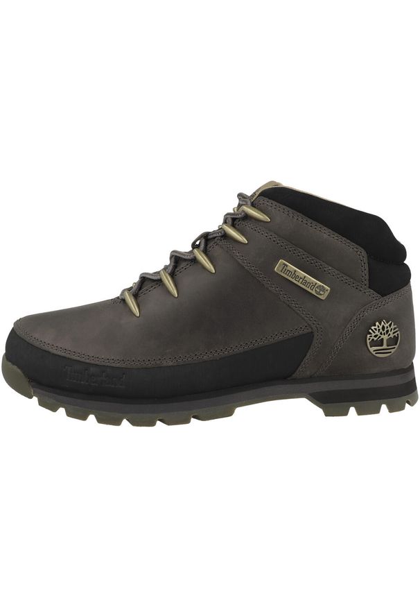 Buty do chodzenia męskie Timberland Euro Sprint Mid Lace. Kolor: brązowy. Sport: turystyka piesza, bieganie