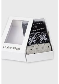 Calvin Klein Skarpetki (3-pack) damskie kolor czarny. Kolor: czarny #3