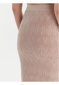 Marciano Guess Spódnica ołówkowa 5BGD00 5661Z Beżowy Slim Fit. Kolor: beżowy. Materiał: syntetyk #5