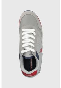 U.S. Polo Assn. sneakersy kolor szary. Nosek buta: okrągły. Zapięcie: sznurówki. Kolor: szary. Materiał: guma #3