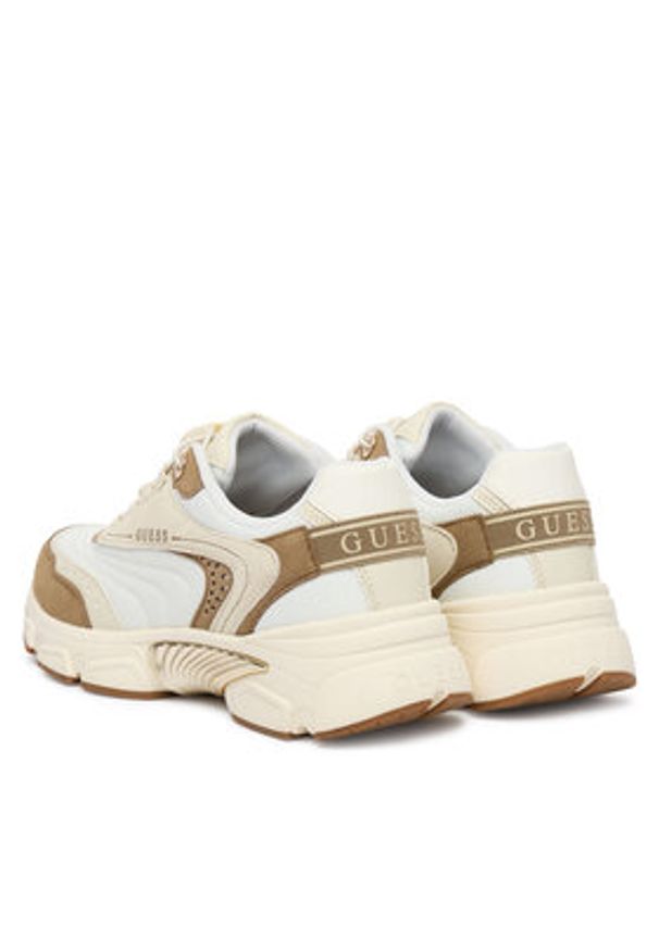 Guess Sneakersy FLPIME FAB12 Biały. Kolor: biały. Materiał: materiał