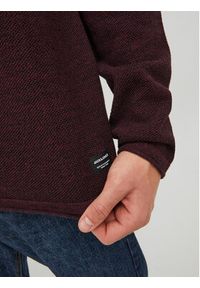 Jack & Jones - Jack&Jones Sweter 12157321 Bordowy Regular Fit. Kolor: czerwony. Materiał: bawełna