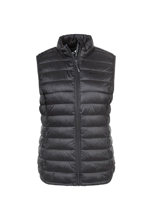 Damska kurtka bez rękawów Whistler Mahara. Kolor: szary, wielokolorowy, czarny. Materiał: puch. Długość rękawa: bez rękawów. Sport: turystyka piesza