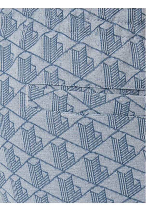 Lacoste Spodnie dresowe XH1440 Niebieski Regular Fit. Kolor: niebieski. Materiał: syntetyk
