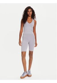 GIRLFRIEND COLLECTIVE - Girlfriend Collective Top Zoe 1024 Fioletowy Slim Fit. Kolor: fioletowy. Materiał: syntetyk