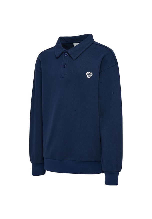 Bluza dziecięca Hummel Pique Loose. Kolor: niebieski. Materiał: materiał