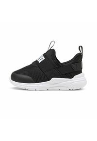Sneakersy dziecięce Puma Soft Wired 2 SLIPTECH. Okazja: na co dzień. Kolor: wielokolorowy, biały, czarny