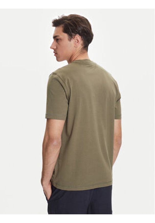 BOSS T-Shirt Te_Container 50546920 Zielony Regular Fit. Kolor: zielony. Materiał: bawełna