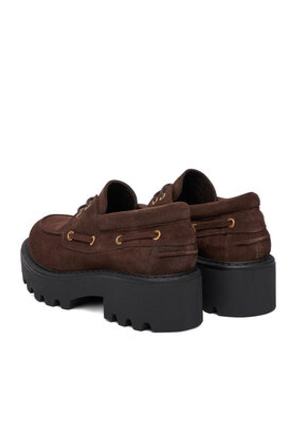 Badura Loafersy EO-AZALEA-8126-25 Brązowy. Kolor: brązowy. Materiał: skóra, zamsz