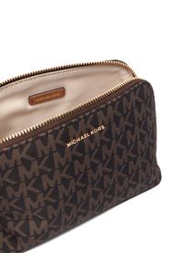 Michael Kors Kosmetyczka 32R6GJ6T5C Brązowy. Kolor: brązowy. Materiał: materiał #4