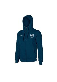 Bluza damska Mizuno Fullzip Crew. Kolor: niebieski