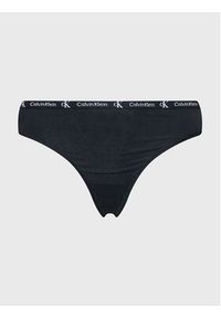 Calvin Klein Underwear Komplet 2 par stringów 000QD3990E Kolorowy. Materiał: bawełna. Wzór: kolorowy #7
