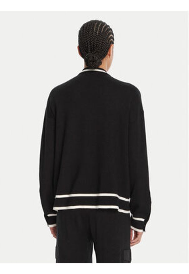 Liu Jo Sport Sweter TF5229 MS59L Czarny Regular Fit. Kolor: czarny. Materiał: syntetyk. Styl: sportowy