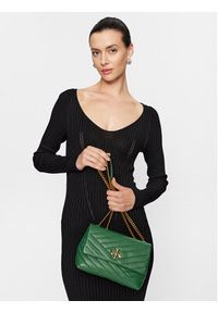 Tory Burch Torebka Kira Chevron Small Convertible Shoulder Bag 90452 Zielony. Kolor: zielony. Materiał: skórzane #3