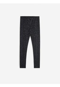 Sinsay - Legginsy - czarny. Kolor: czarny. Materiał: welur #1