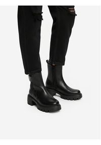 Nine West Botki CEO-FARIDA-01 Czarny. Kolor: czarny. Materiał: materiał #3