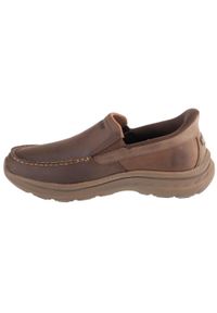 skechers - Buty sportowe Sneakersy męskie, Slip-Ins: Pollard - Osgood. Kolor: brązowy. Sport: turystyka piesza
