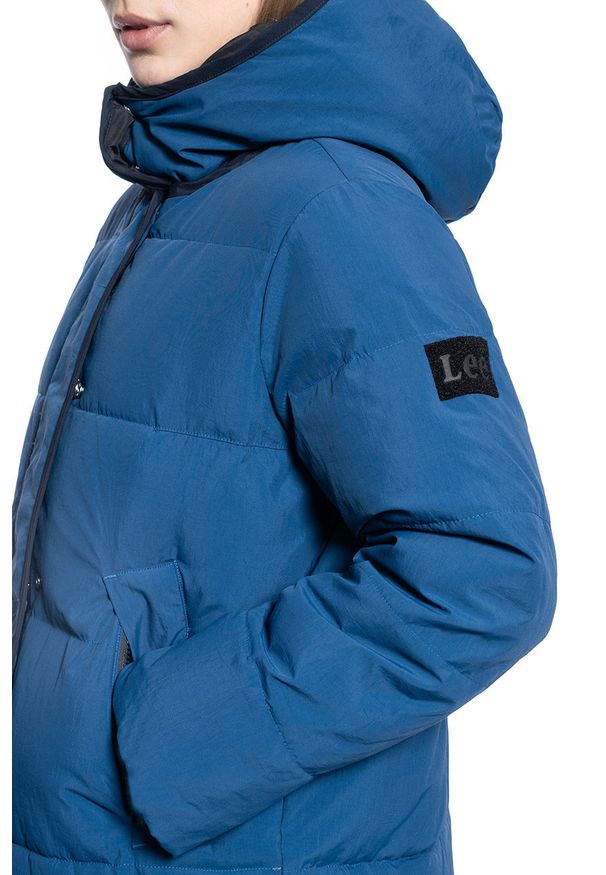Lee - KURTKA DAMSKA LEE LONG PUFFER OIL BLUE L56WVDMO 112113147