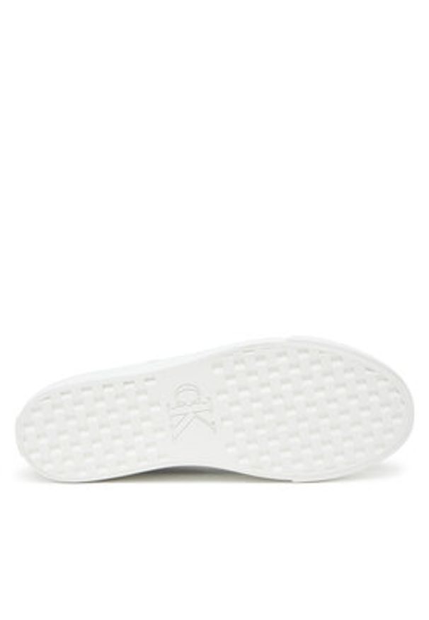 Calvin Klein Jeans Tenisówki Vulc Flatform Ctn Logo Tag YW0YW01838 Czarny. Kolor: czarny. Materiał: materiał