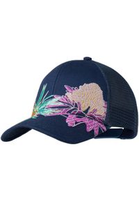Buff - Czapka z daszkiem BUFF EXPLORE TRUCKER CAP SATRY INDIGO. Kolor: wielokolorowy