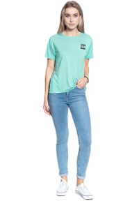 Lee - DAMSKI T-SHIRT LEE RELAXED FIT TEE AGATE GREEN L40CBWNB 112108497 #4