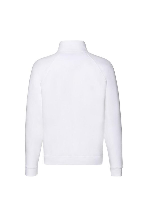FRUIT OF THE LOOM - Bluza Męska Premium Z Zamkiem Błyskawicznym. Kolor: biały