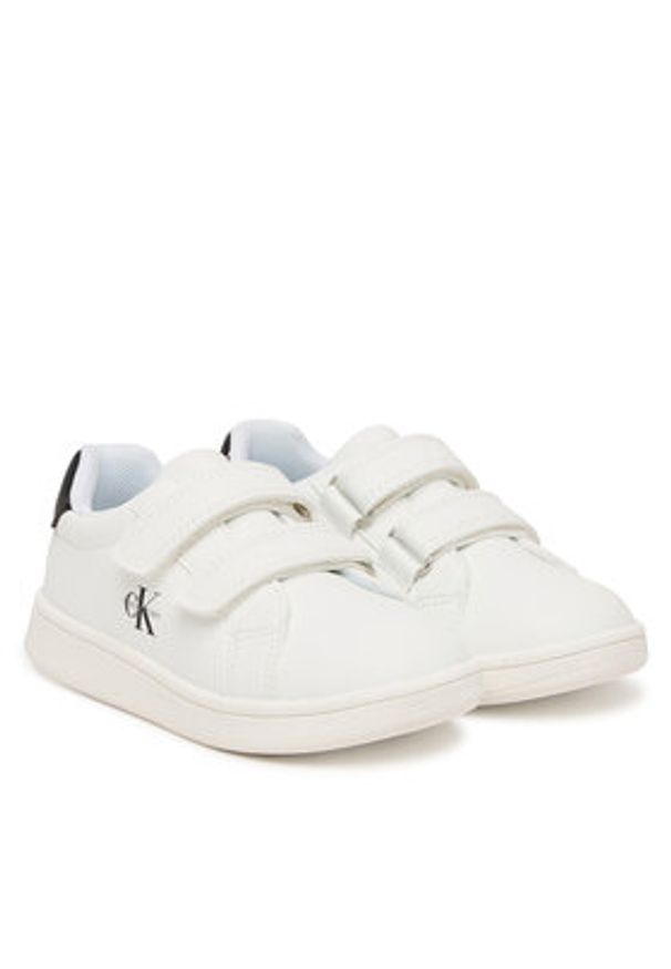 Calvin Klein Sneakersy Low Cut Velcro V1X9-83275-1355 Biały. Kolor: biały. Materiał: skóra