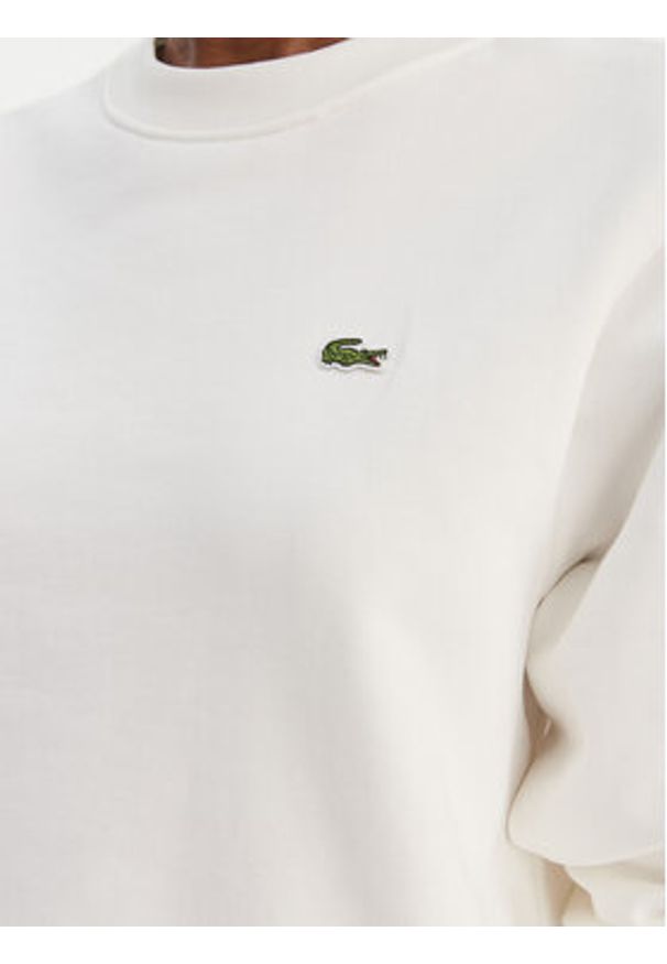 Lacoste Bluza SF5270 Écru Regular Fit. Materiał: bawełna