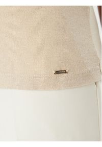 Morgan Top 251-DIDOA Beżowy Slim Fit. Kolor: beżowy. Materiał: wiskoza #2