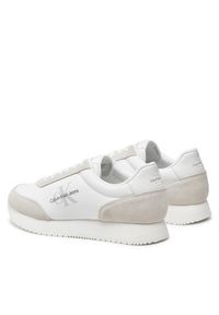 Calvin Klein Jeans Sneakersy Retro Runner Low Laceup Su-Ny Ml YM0YM00746 Biały. Kolor: biały #4