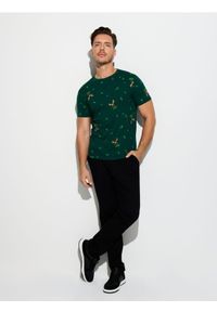 Sinsay - Koszulka - zielony. Kolor: zielony. Długość rękawa: krótki rękaw. Długość: krótkie. Styl: wizytowy #1