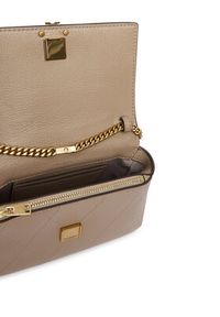Tory Burch Torebka Charlie Quilted Mini Top Handle Chain Wallet 186032 Beżowy. Kolor: beżowy. Materiał: skórzane #4