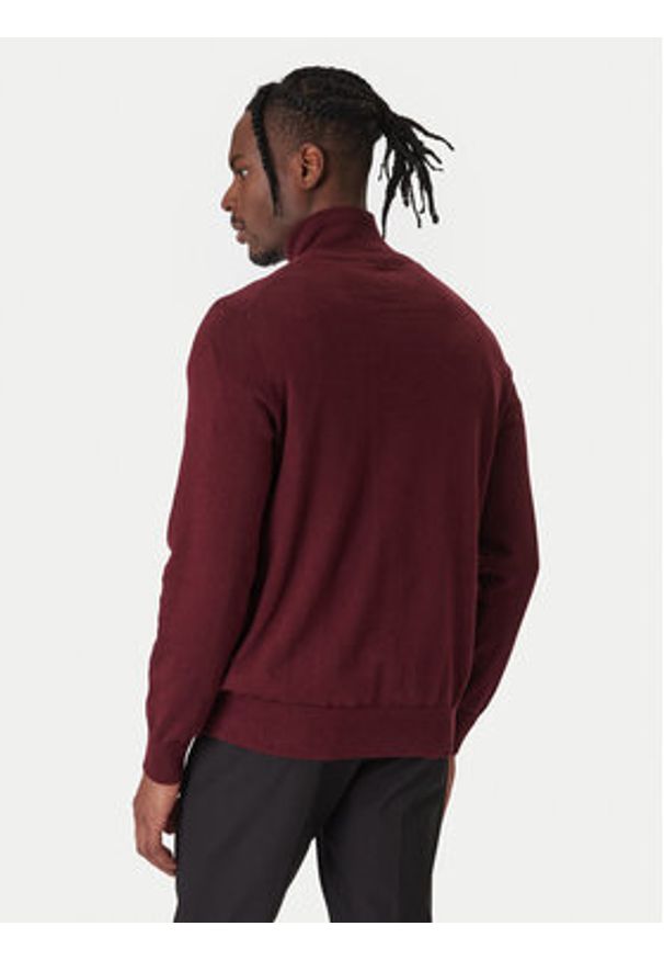 BOSS Sweter Kanobix 50527585 Czerwony Regular Fit. Kolor: czerwony. Materiał: bawełna