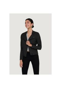 only - Kurtka Kobieta ONLY AVA FAUX LEATHER BIKER. Kolor: czarny. Materiał: skóra #1