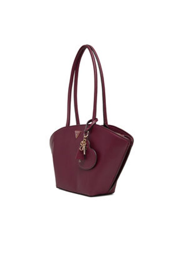 Guess Torebka Bolena HWZG92 07090 Bordowy. Kolor: czerwony. Materiał: skórzane