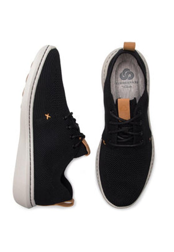 Clarks Sneakersy Step Urban Mix 261381787 Czarny. Kolor: czarny. Materiał: materiał