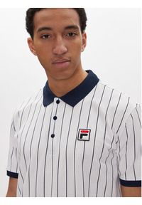 Fila Polo Linter FAM0923 Biały Regular Fit. Typ kołnierza: polo. Kolor: biały. Materiał: bawełna #3