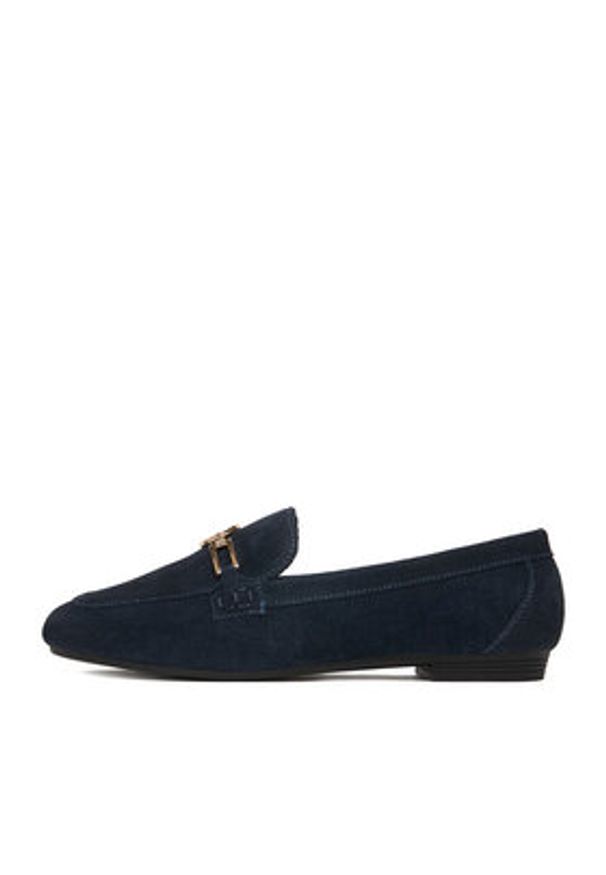 MEXX Loafersy EO-HY62517-3 Granatowy. Kolor: niebieski. Materiał: zamsz, skóra